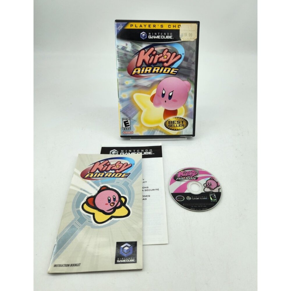 Kirby Air Ride (Nintendo GameCube 2003 Players Choice) Complete CIB‎
